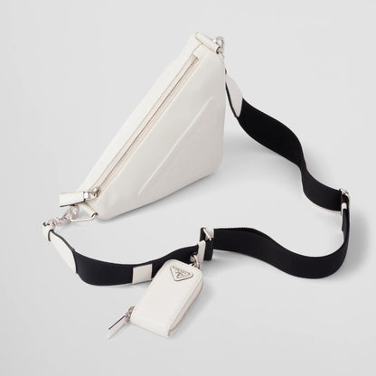 累積売上第１位☆新作☆ プラダ PRADA トライアングル レザーショルダーバッグ