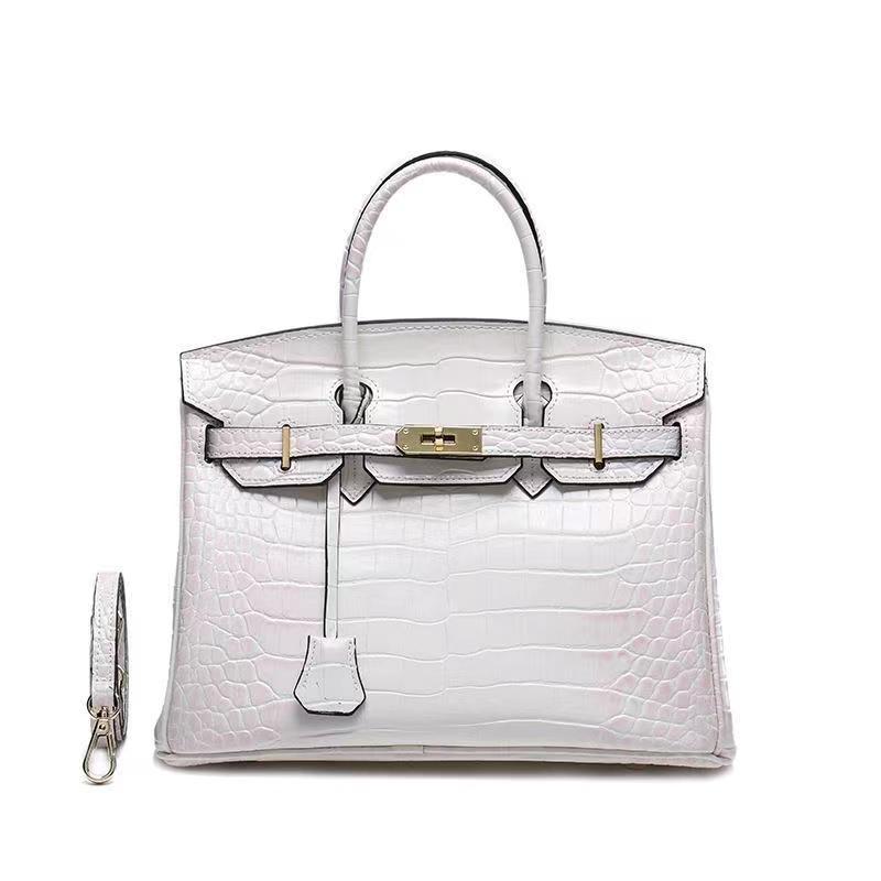 HERMES バーキン25 ポロサス クロコダイル ニロティカス 黒G金具