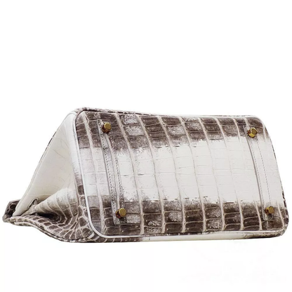 【HERMES】エルメス バーキン 30cm クロコダイル ゴールド金具