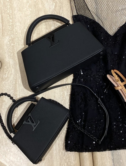 【スタイリッシュに♪】Louis Vuitton★カプシーヌ EW MM M23947 M23948