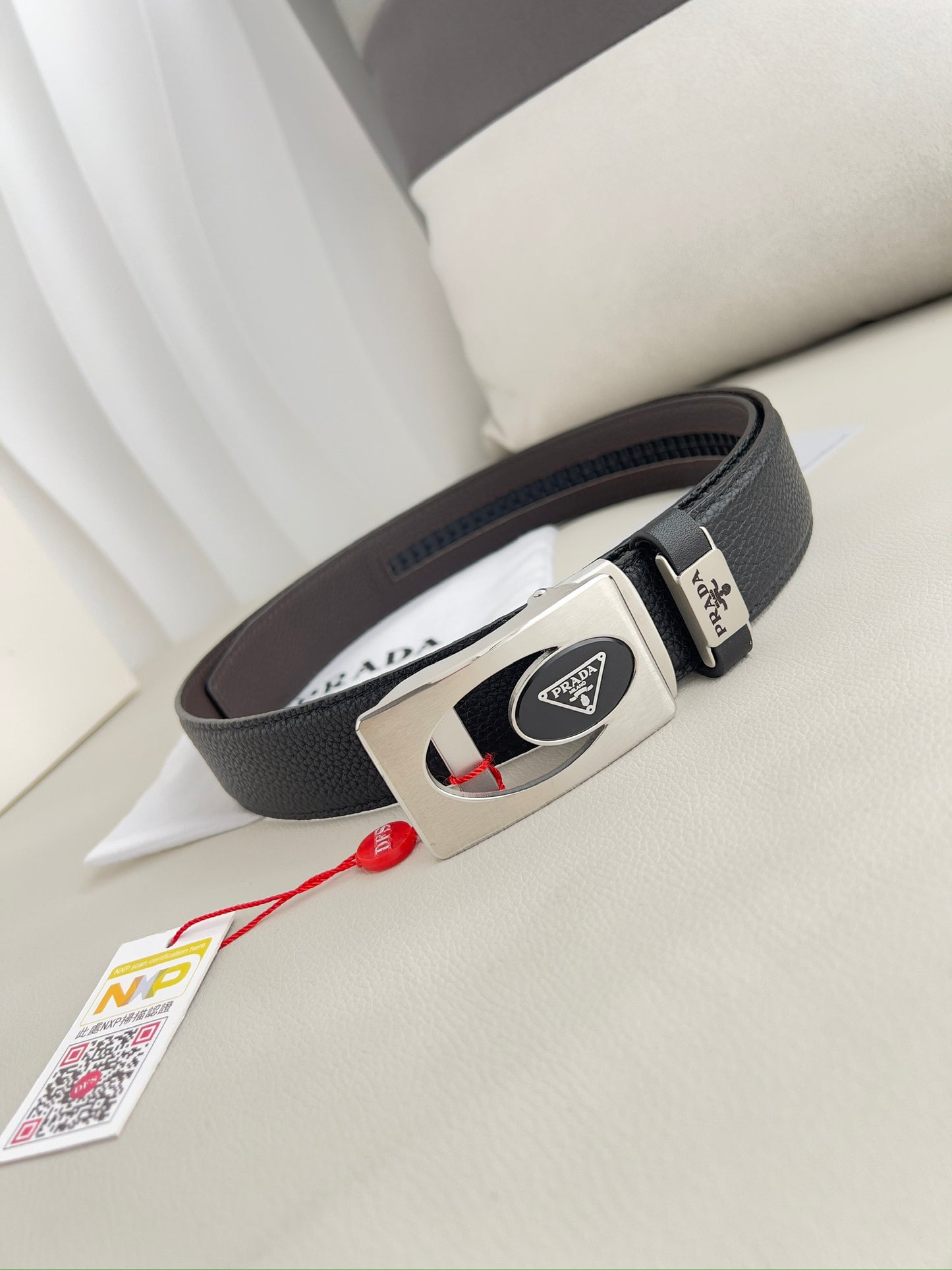 【PRADA】(プラダ) 3.5cmベルト メンズ