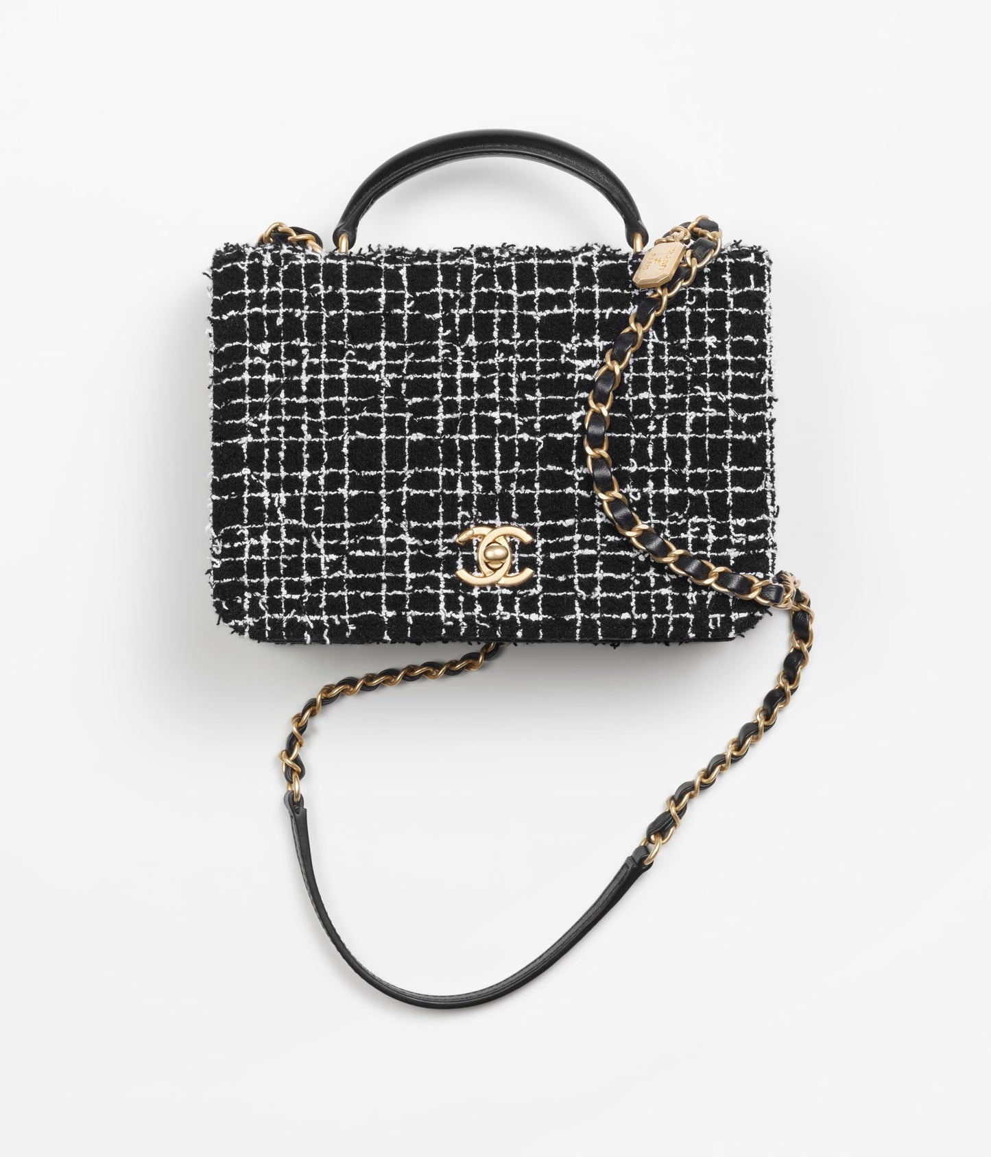 スモール トップハンドル フラップ バッグ