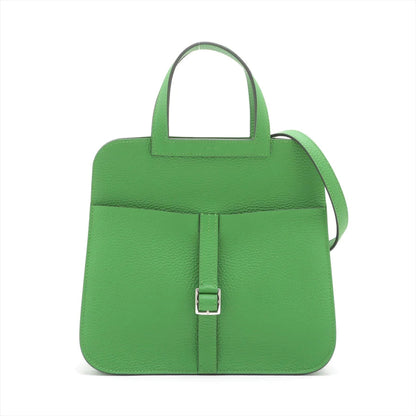 エルメス アルザン25 トリヨンクレマンス ヴェールユッカ シルバー金具