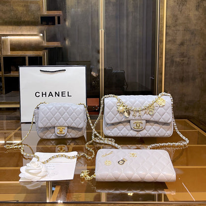 定番人気♪ ミニ マトラッセ【CHANEL】Mini Flap Bag3点セット お得