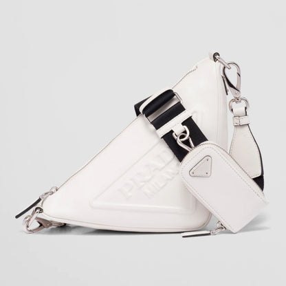 累積売上第１位☆新作☆ プラダ PRADA トライアングル レザーショルダーバッグ