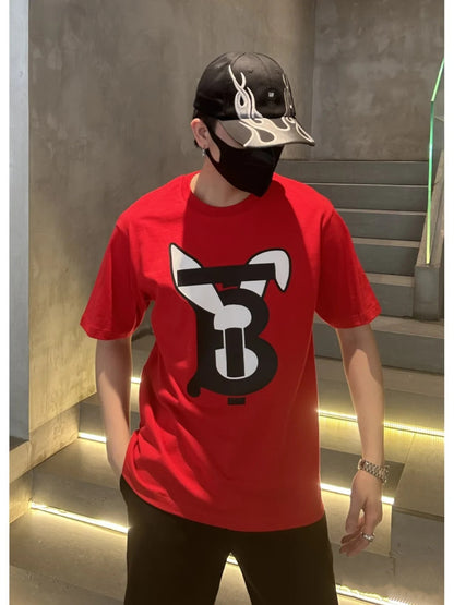 🔥2 つのうち 1 つが無料になります🔥🔥【Burberry】バーバリー )半袖 男女兼用、ご好評に付き再入荷！