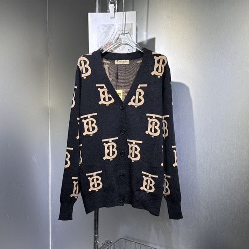 Burberry秋冬の新作Vネックカーディガン04 SS95654