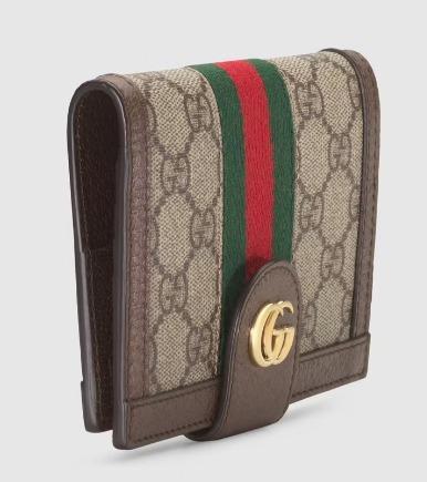 【国内発送★グッチ】オフィディア グッチ ロゴ パスポートケース