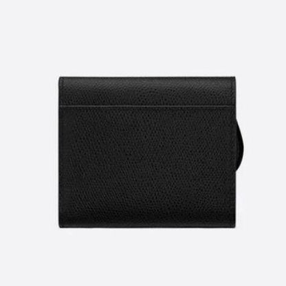 【ディオール】SADDLEサドルロータスウォレット☆レザーミニ財布