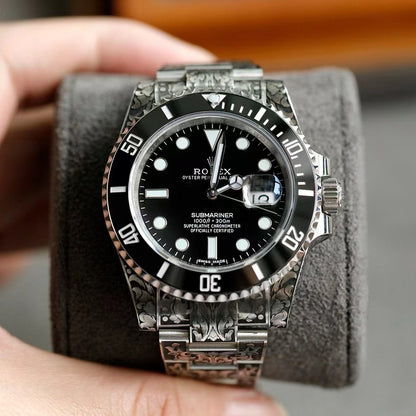 ロレックス サブマリーナーデイト 彫金 116610LV 数が少ない