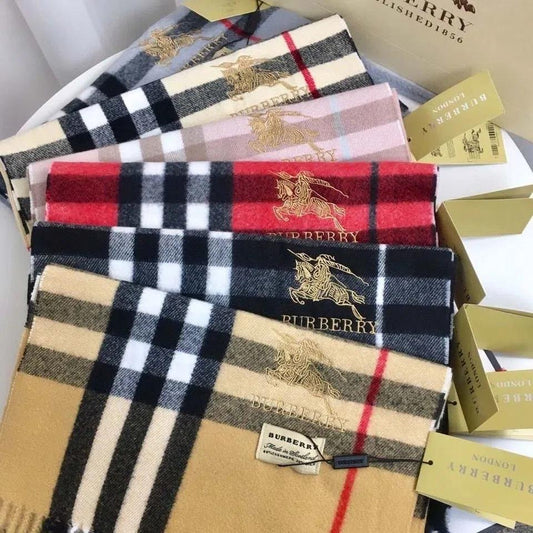 【Burberry】クラシック チェック カシミアスカーフ