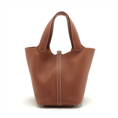 エルメス ピコタンロックPM トリヨンクレマンス ゴールド シルバー金具