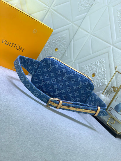 LouisVuitton モデニムベルトバッグ M95347