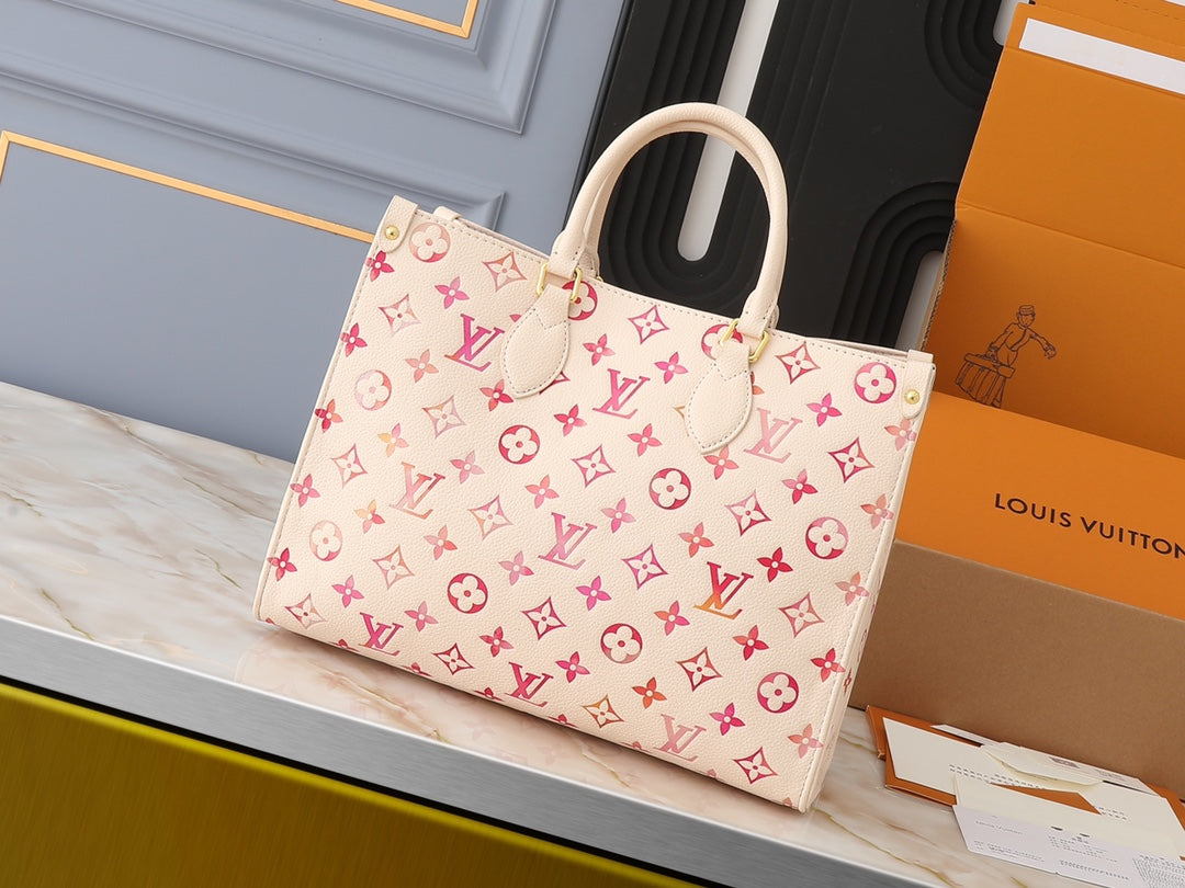 【LOUIS VUITTON】LV 新品ONTHEGO ミディアム ハンドバッグ