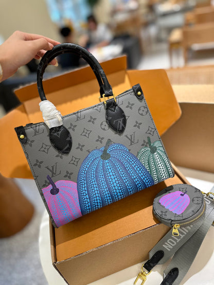 L&V x YK mini onthego ハンドバッグ 25*19*11.5cm