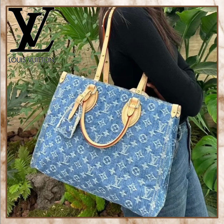 【可愛くオシャレに♪】Louis Vuitton★デニムバッグ