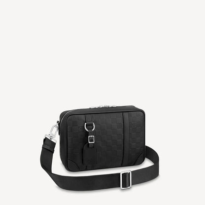 【新作☆直営店】LV シリウス・メッセンジャー ダミエ 黒 N45286