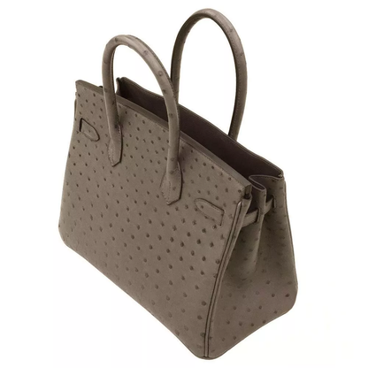 【HERMES】エルメス バーキン 30cm オーストリッチ ゴールド金具