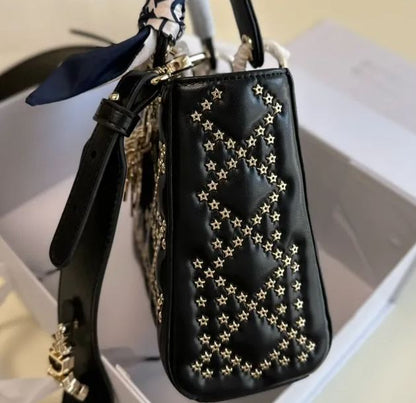 Lady Dior ディオールの小さな星の妃のハンドバッグ