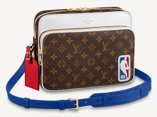 ♯LVXNBA*レア*【Vuitton】入手困難！上品スポーティ☆MESSENGER M45584M45583