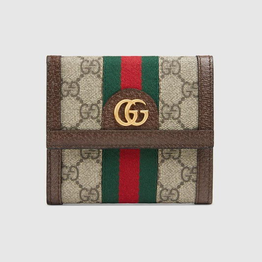 【GUCCI】直営店買付 オフィディアGGフレンチフラップウォレット