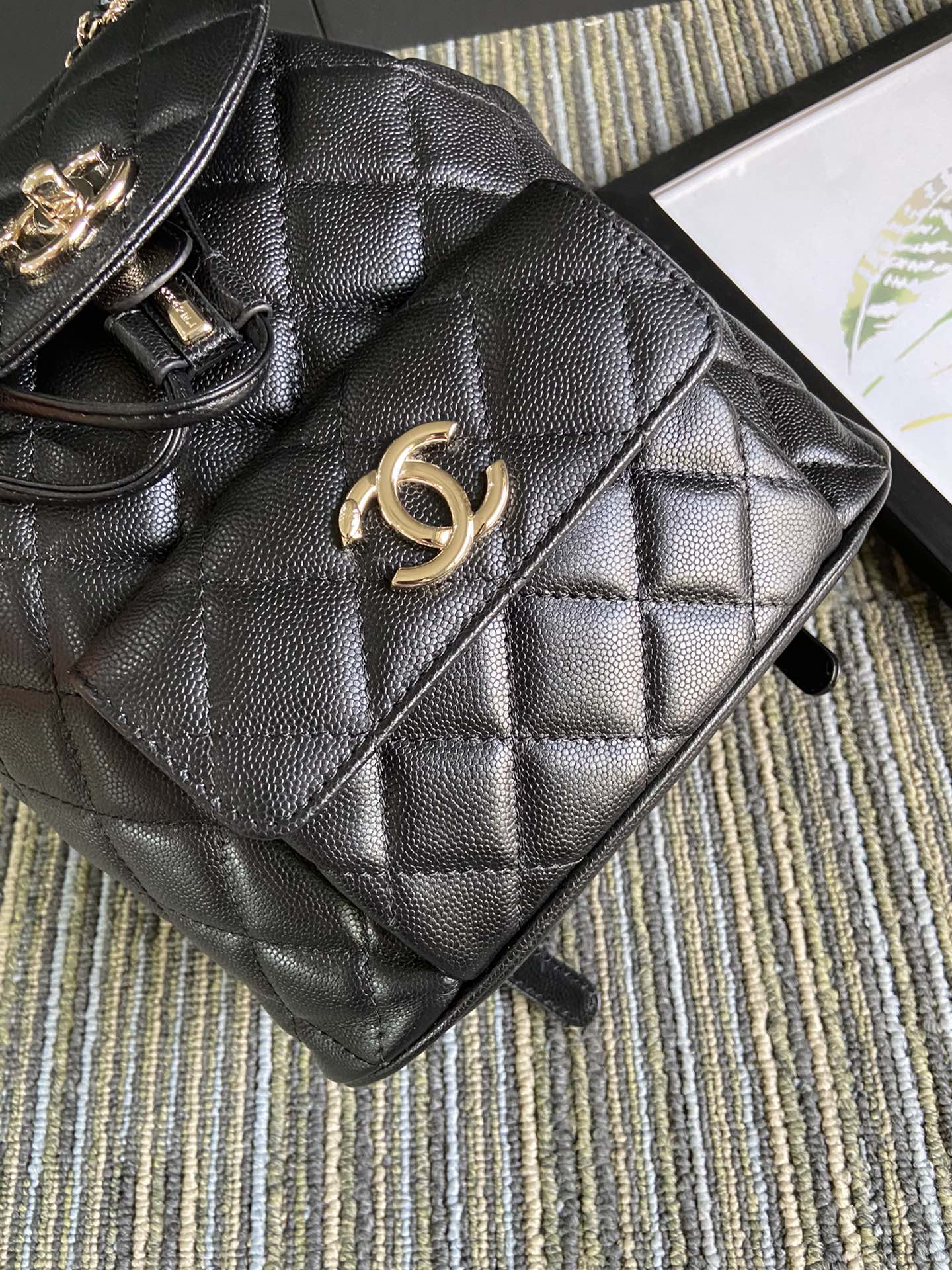 Chanel Ball pattern Backpack S1371