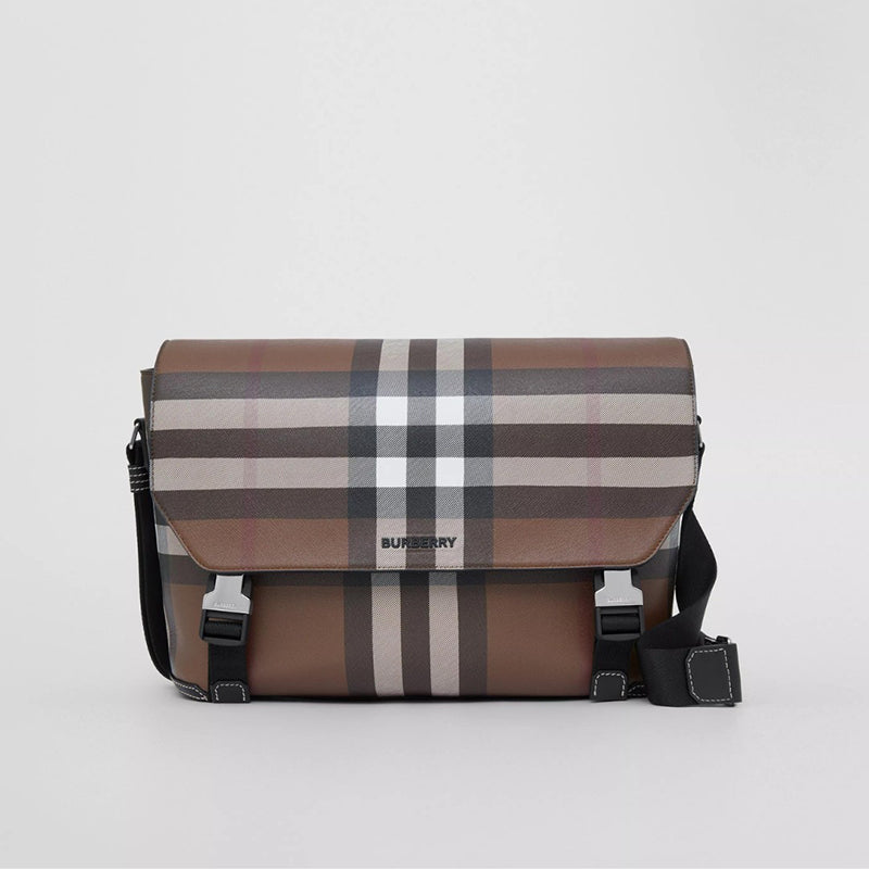 【BURBERRY】バーバリー チェック ラージメッセンジャーバッグ