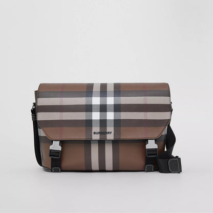 【BURBERRY】バーバリー チェック ラージメッセンジャーバッグ