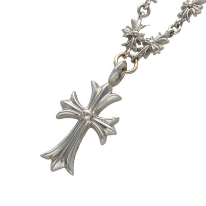 クロムハーツ/Chrome Hearts　 サイズ:18inch 【18KWG TNY CRSF CH PLS18/タイニーファットクロス】