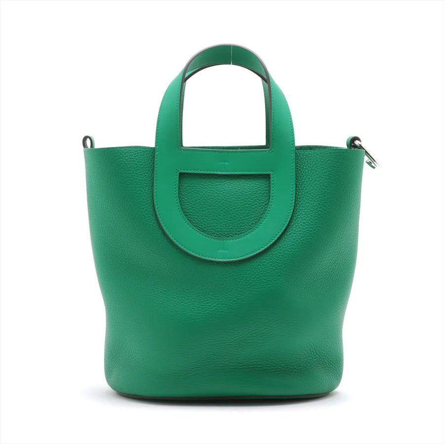 エルメス インザループ23 トリヨンクレマンス×ヴォースイフト ヴェールヴェルティゴ シルバー金具