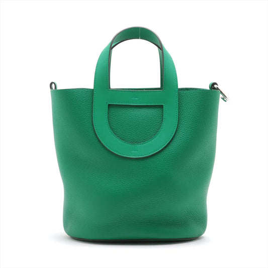 エルメス インザループ23 トリヨンクレマンス×ヴォースイフト ヴェールヴェルティゴ シルバー金具