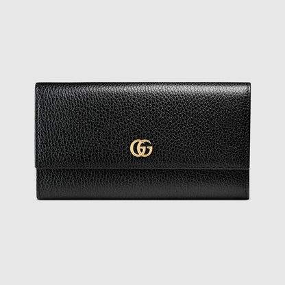【GUCCI】人気商品〔GG マーモント〕レザー コンチネンタルウォレット