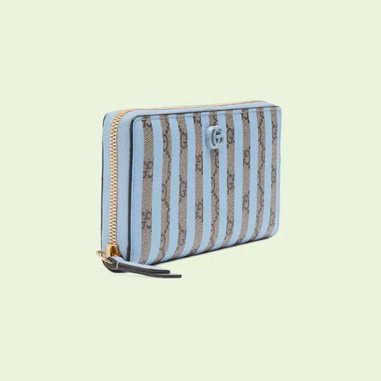 【GUCCI】GGスプリーム ダブルG ジップアラウンド 長財布