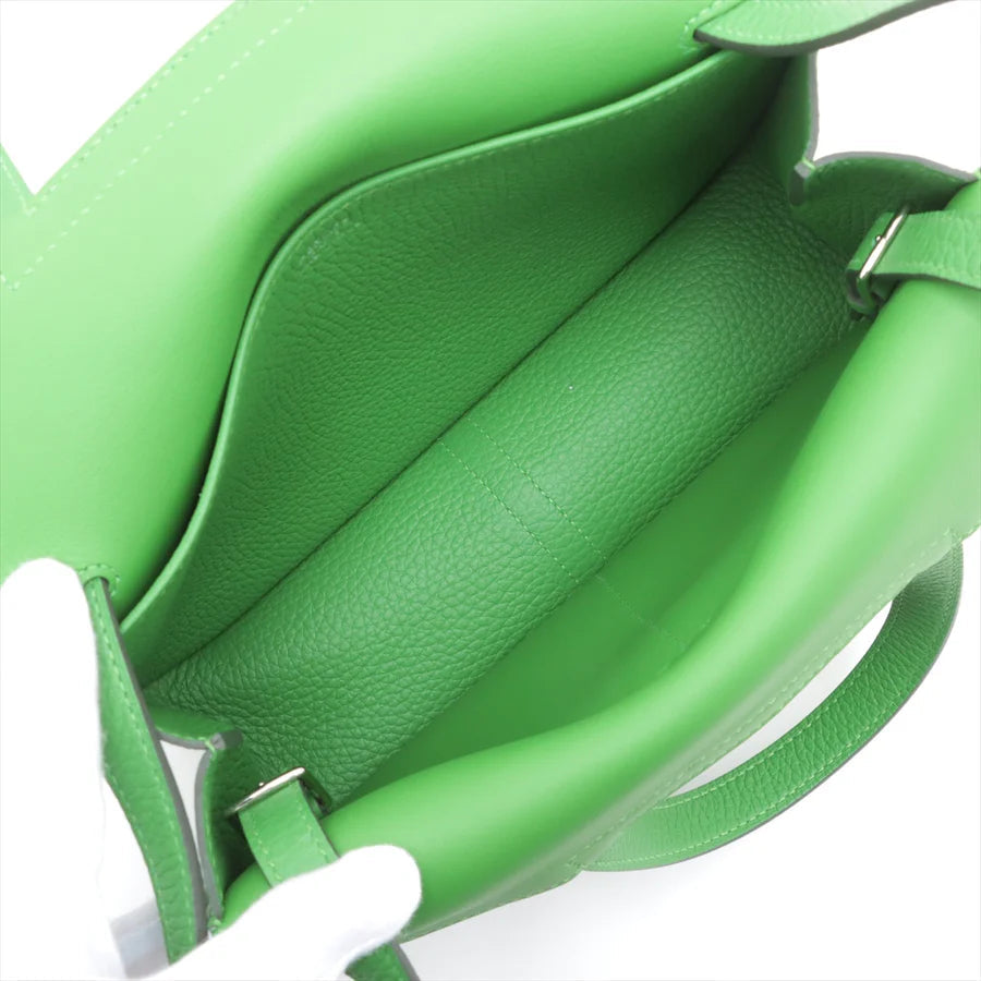 エルメス アルザン25 トリヨンクレマンス ヴェールユッカ シルバー金具