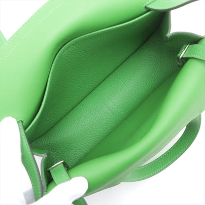 エルメス アルザン25 トリヨンクレマンス ヴェールユッカ シルバー金具