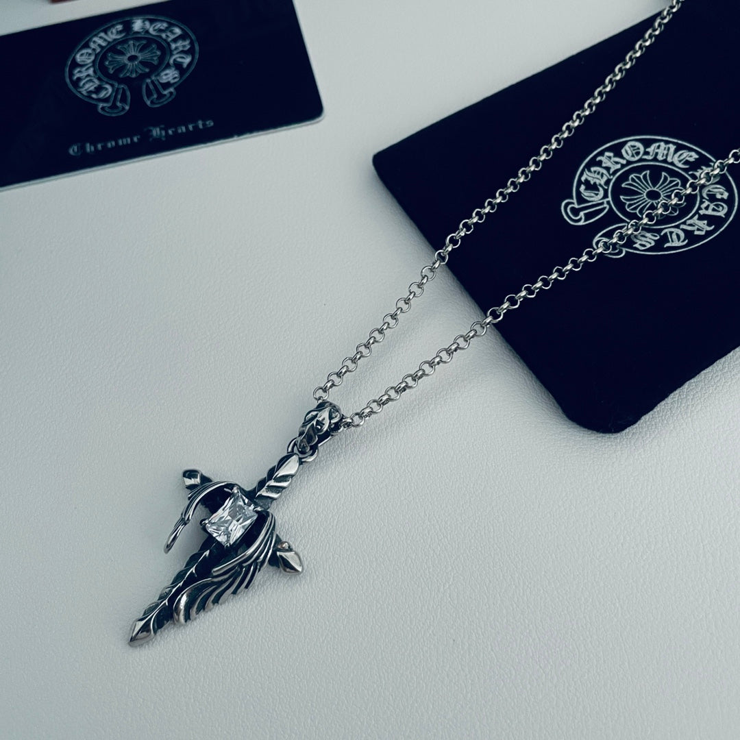 【CHROME HEARTS 】ネックレス、新しいネックレス万能シンプルファッションオーナメント