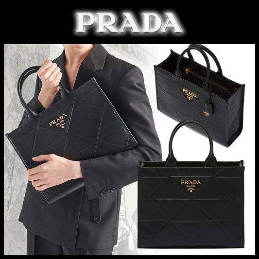＊PRADA＊ミディアム レザー ハンドバッグ 1BA379ASKF0002