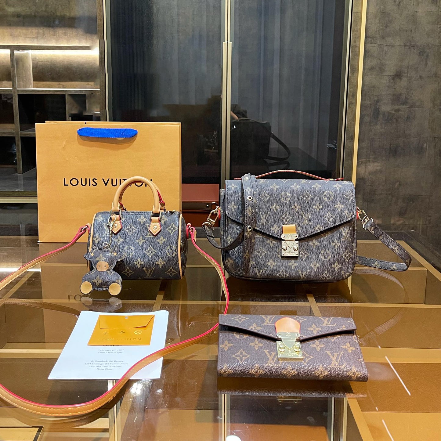 【大人気定番商品♪】LOUISVUITTON 古い花3点セット お得