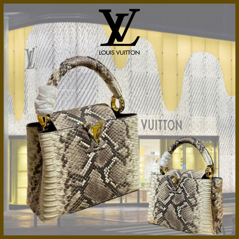 【Louis Vuitton 】カプシーヌのパイソン柄のかっこよさにこだわり、LVはカプシーヌを「レディースバッグ」と位置付ける
