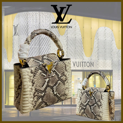 【Louis Vuitton 】カプシーヌのパイソン柄のかっこよさにこだわり、LVはカプシーヌを「レディースバッグ」と位置付ける