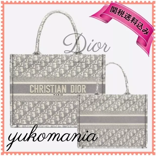 【DIOR】(大人気)BOOK TOTE ブックトート【送料無料】