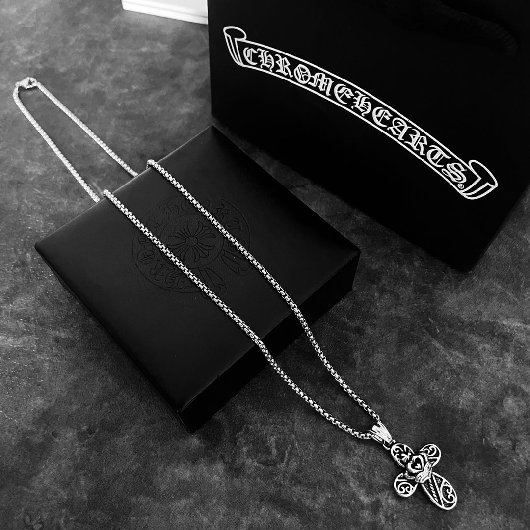 【CHROME HEARTS 】ネックレス、新しいネックレス万能シンプルファッションオーナメント