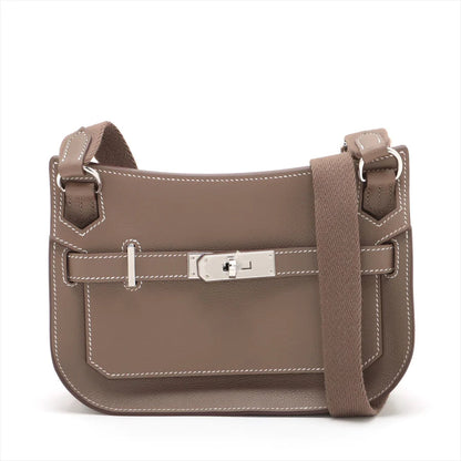 エルメス ジプシエールミニ エバーカラー エトゥープ シルバー金具