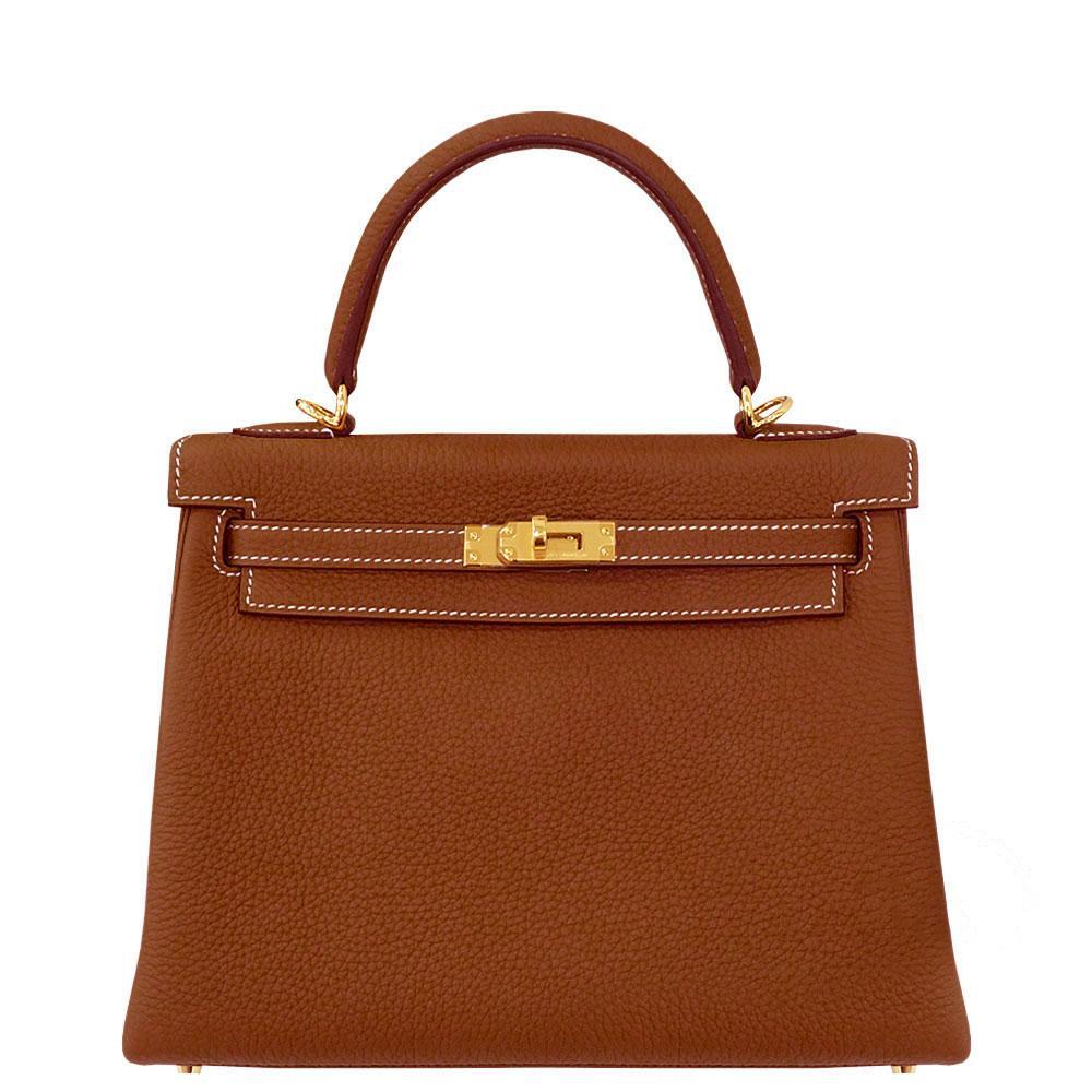 【HERMES】エルメス ケリー 25cm トゴ ゴールド金具