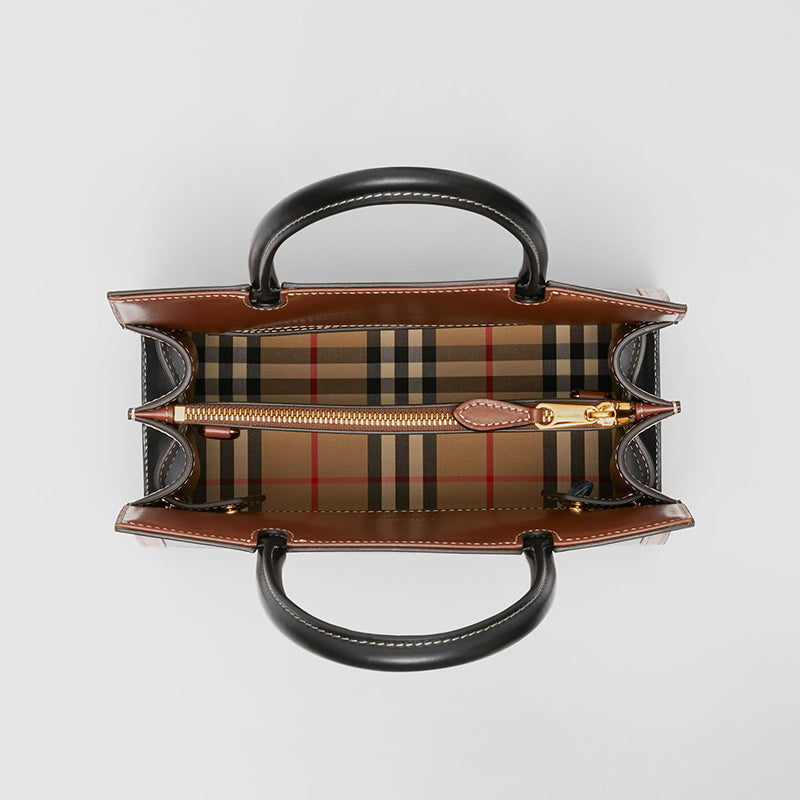 【BURBERRY】ミニ ツーハンドル タイトルバッグ