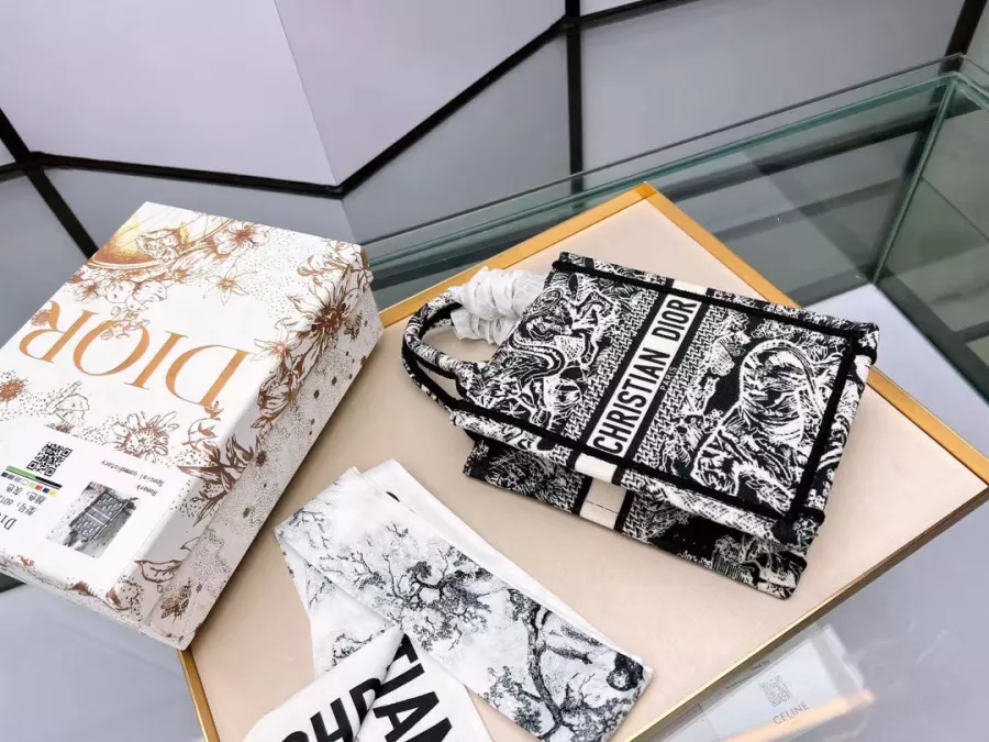 D1ORミニトートバッグ Dパターン ファッションタイガーパターン【送料無料】