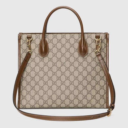 【GUCCI】グッチ GG スモール トートバッグ ベージュ/ブラウン
