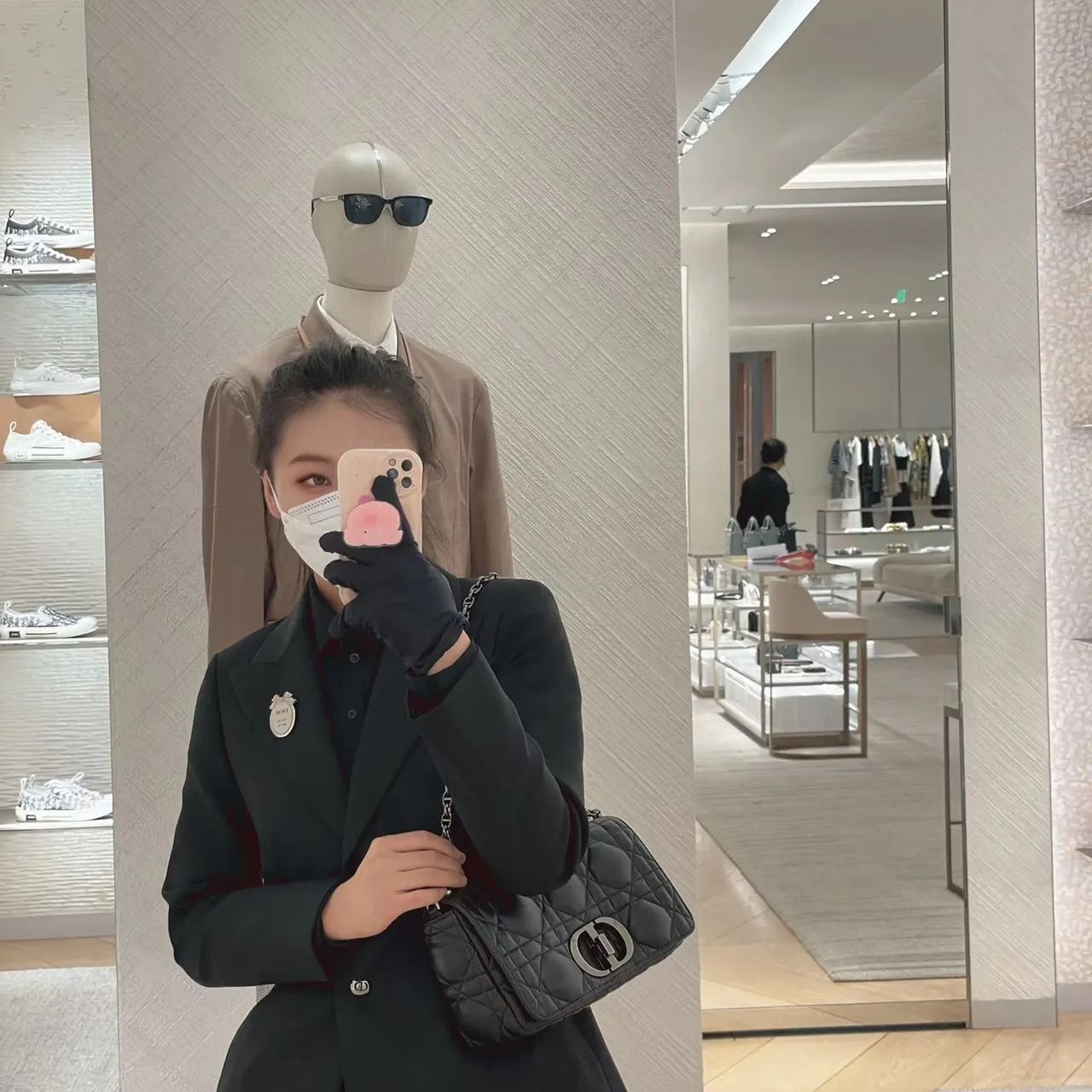 【国内発送】DIOR ショルダーバッグ Large Dior Caro Bag