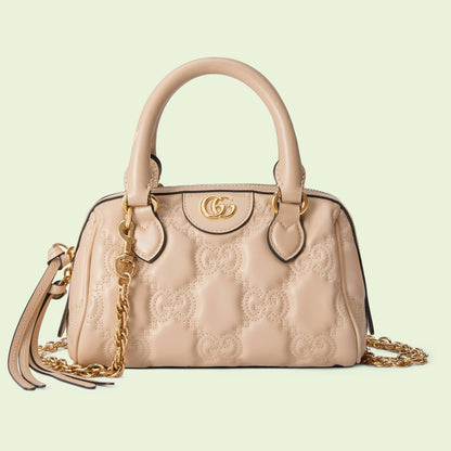 GG Matelasséキルティングレザーミニハンドバッグ