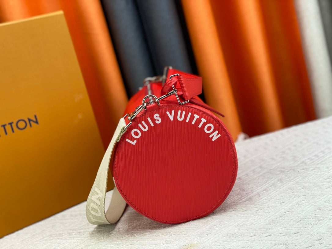 Louis Vuitton◇SoftPolochon ソフト筒型バッグ M46691